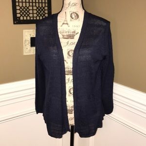 Cato Blue Knit Cardigan.